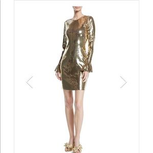 Michael Kors Gold Sequin Dress